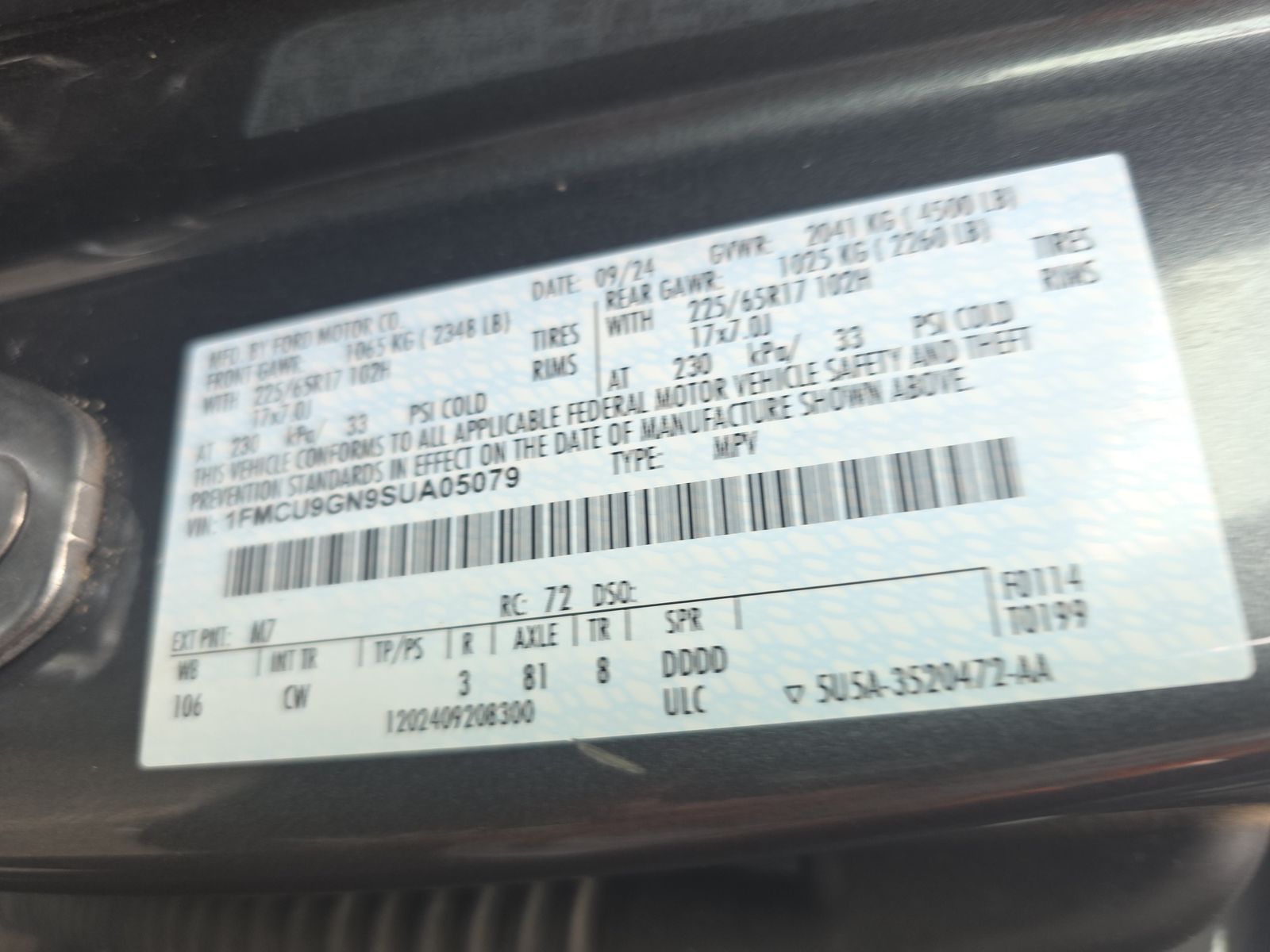 2025 Ford Escape Active AWD