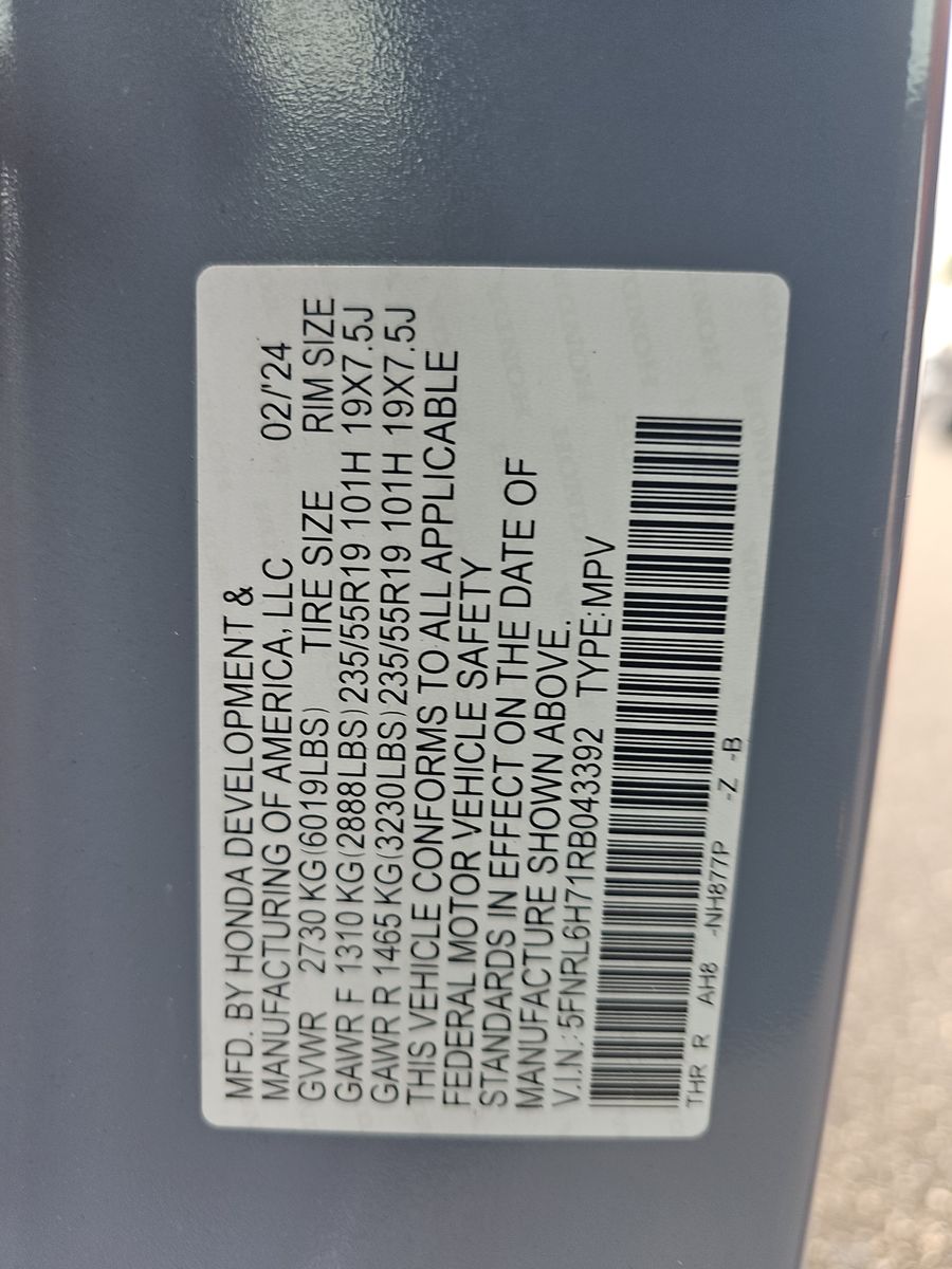 2024 Honda Odyssey Sport FWD