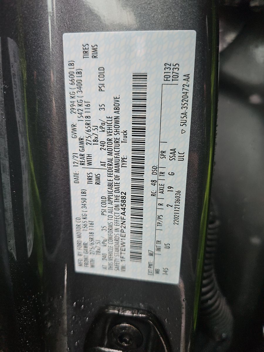 2022 Ford F-150 XLT AWD