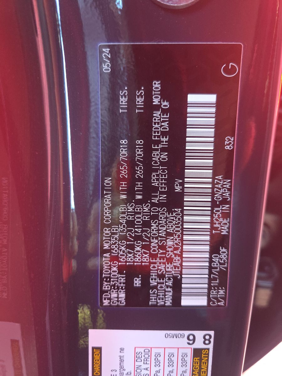 2024 Toyota Land Cruiser Base AWD