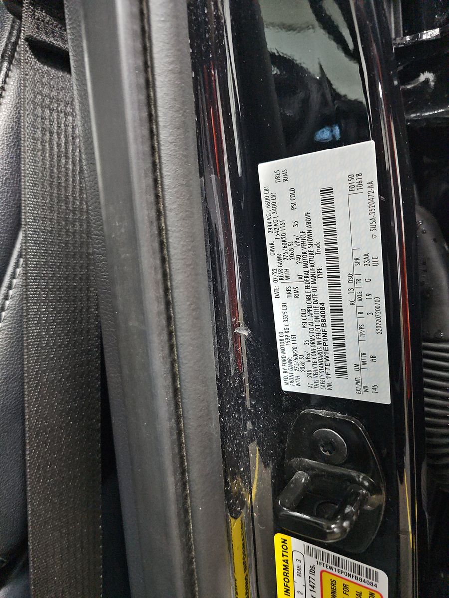 2022 Ford F-150 Lariat AWD