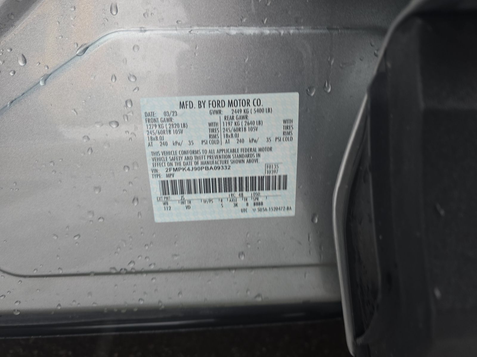 2023 Ford Edge SEL AWD