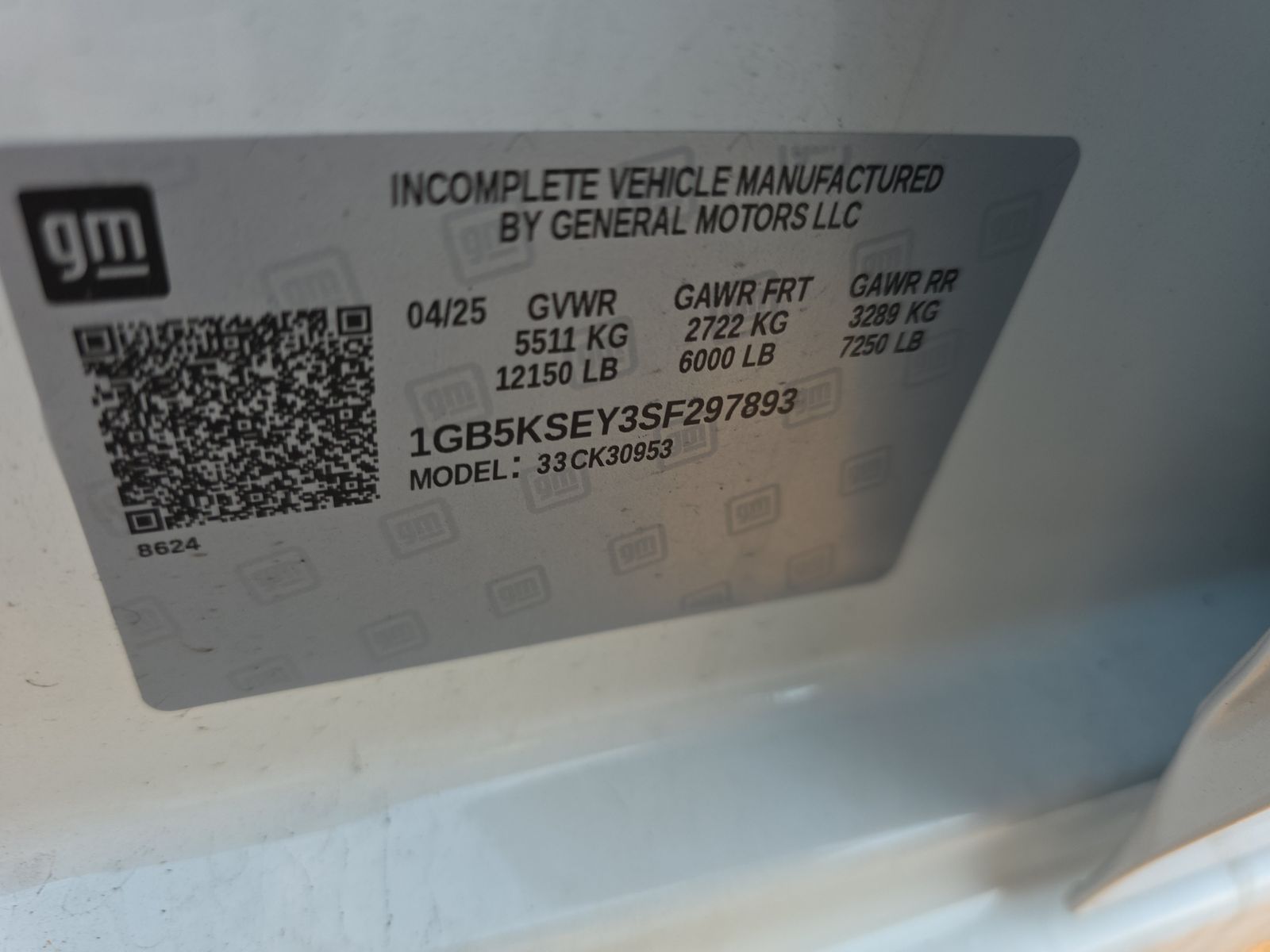 2025 Chevrolet Silverado 3500HD Work Truck AWD