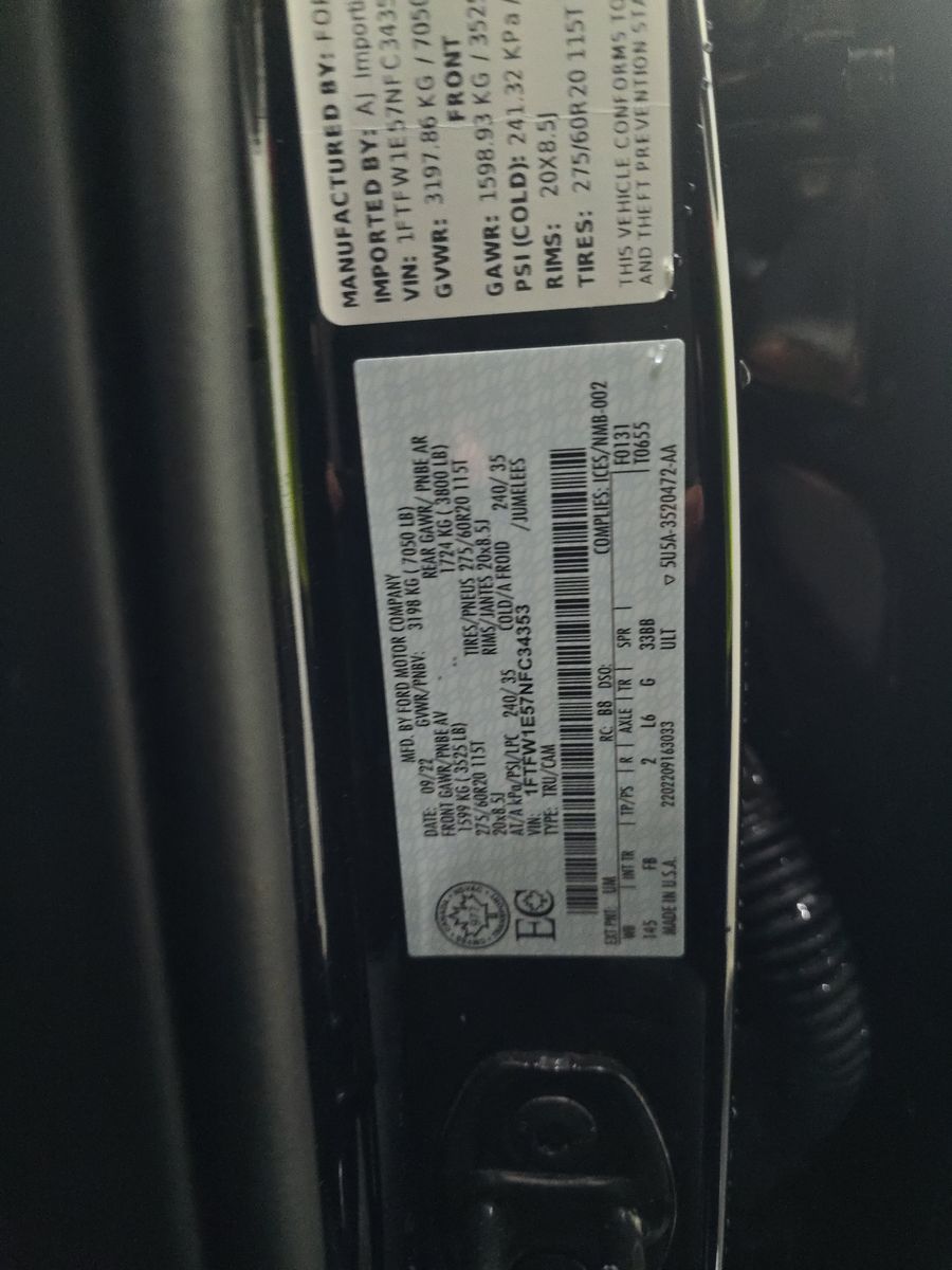 2022 Ford F-150 XLT AWD