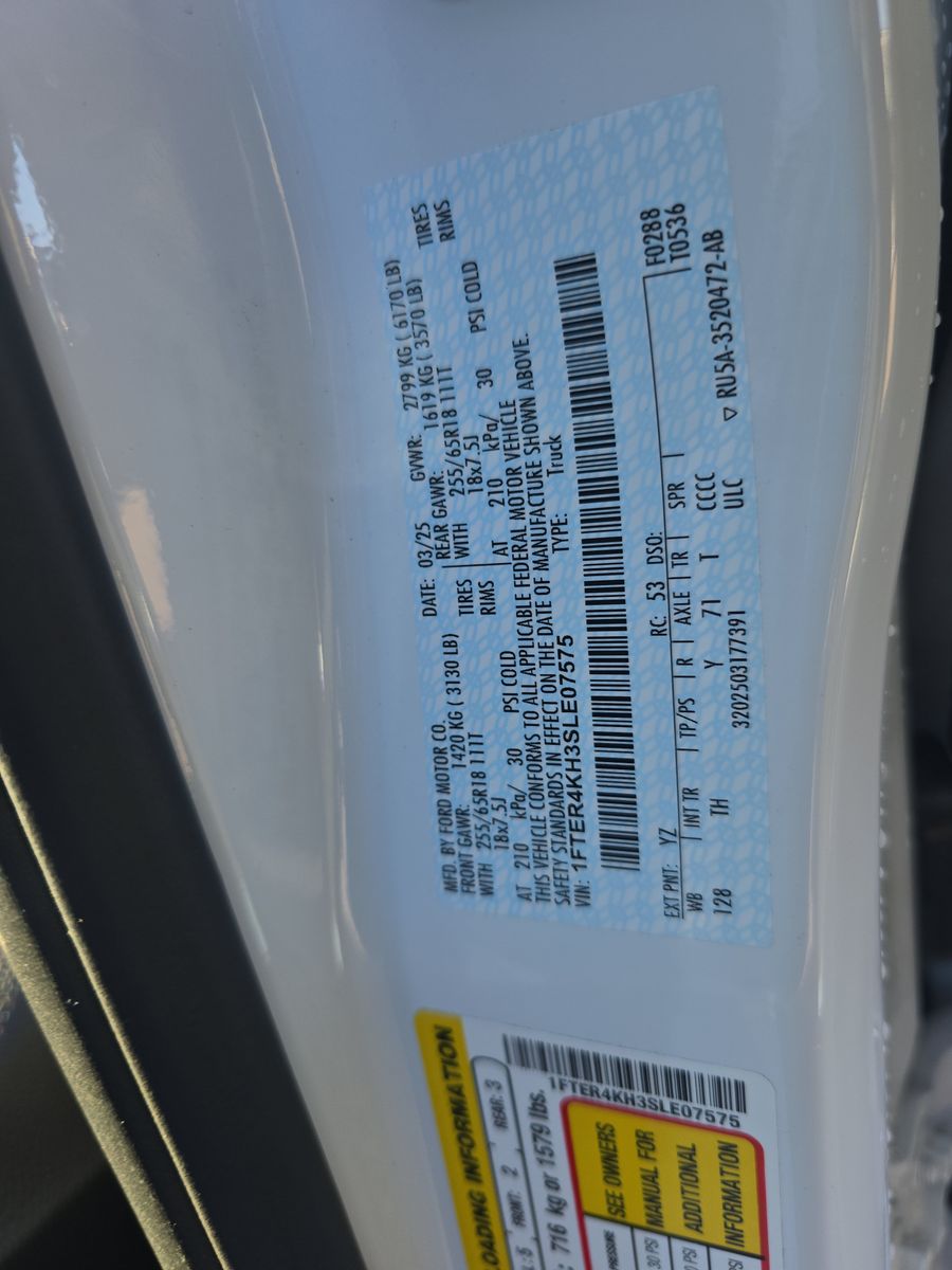 2025 Ford Ranger LARIAT AWD