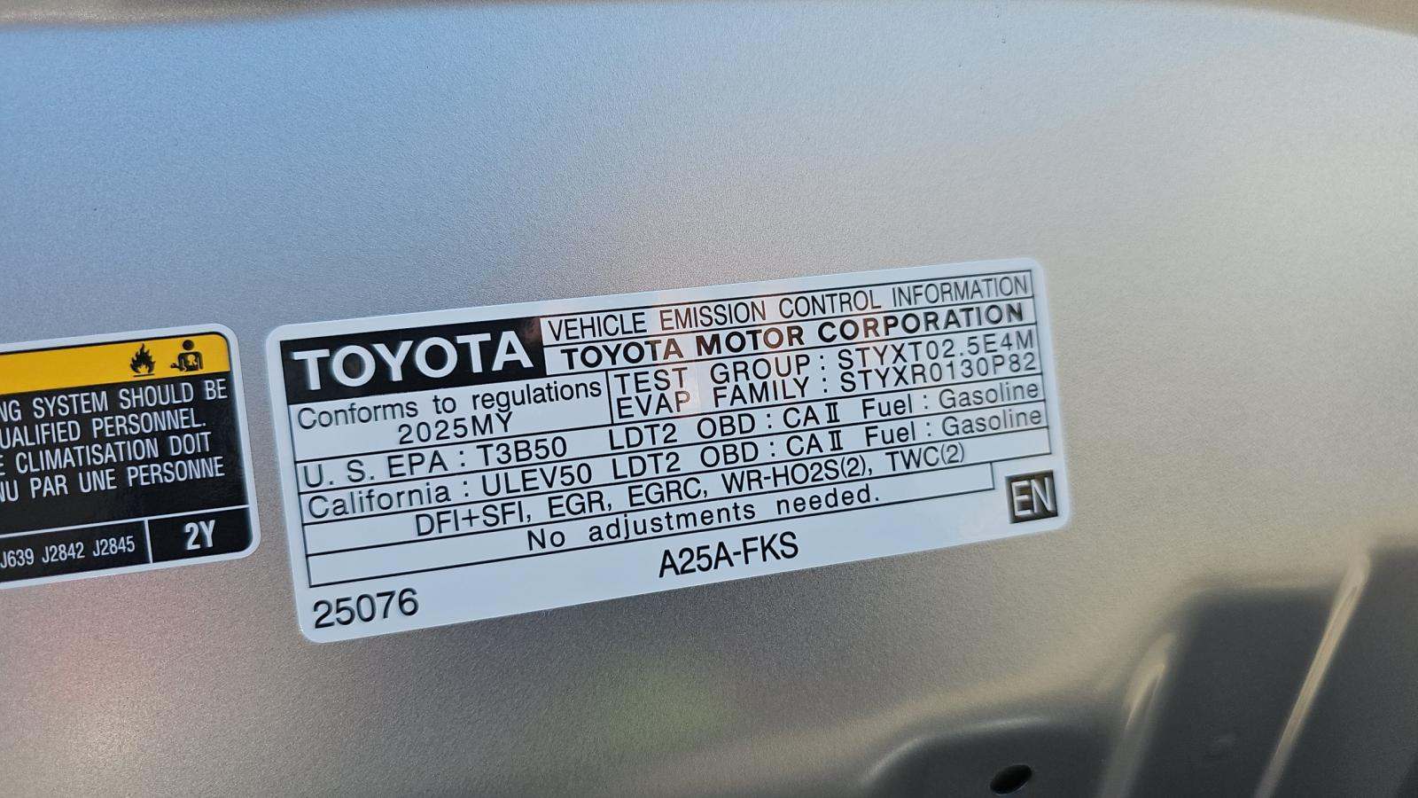 2025 Toyota RAV4 XLE AWD