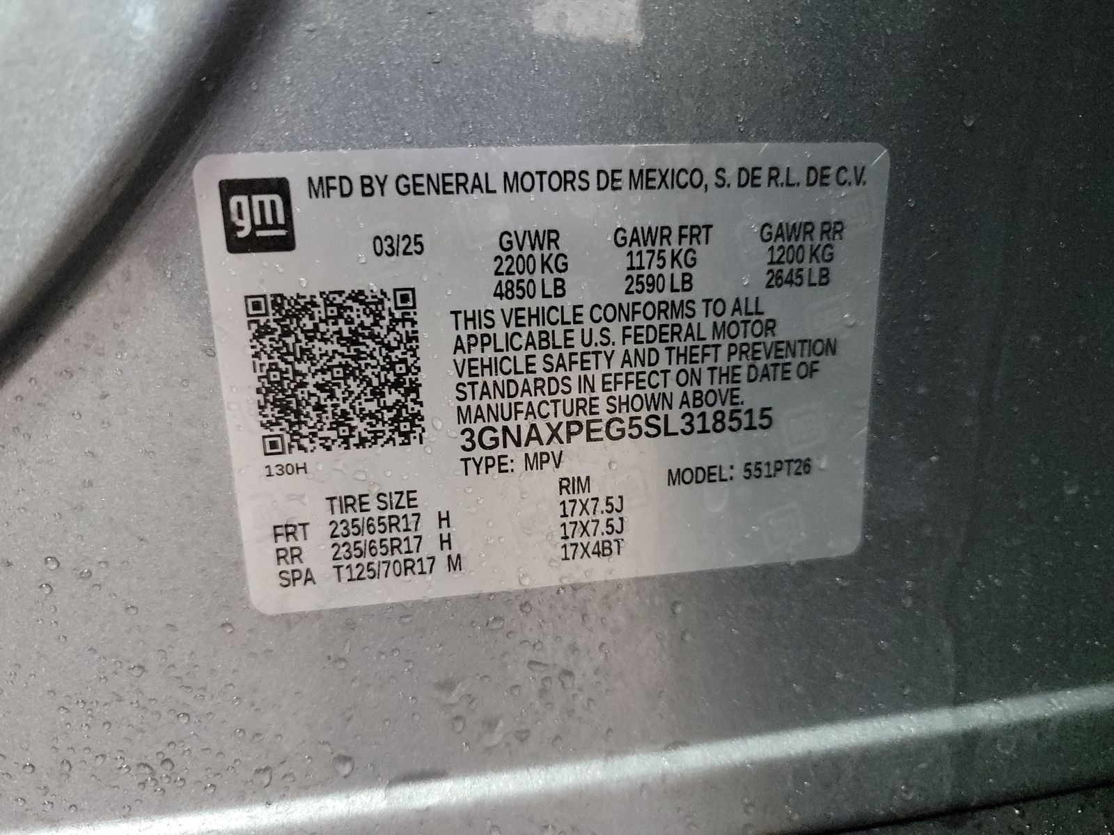 2025 Chevrolet Equinox LT AWD