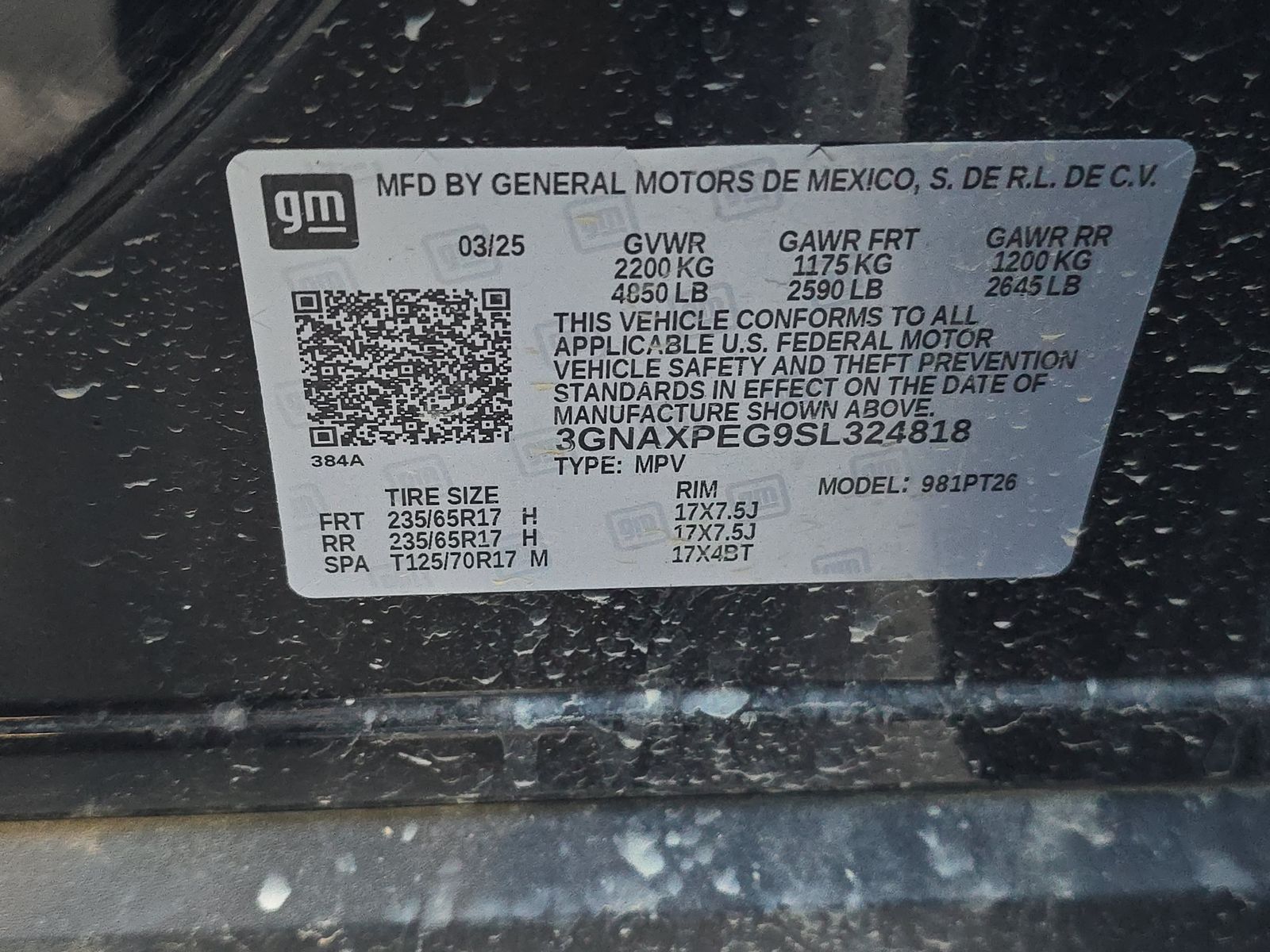 2025 Chevrolet Equinox LT AWD