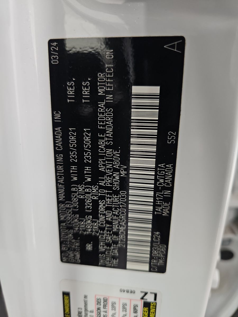 2024 Lexus RX RX 500h F SPORT Performance AWD