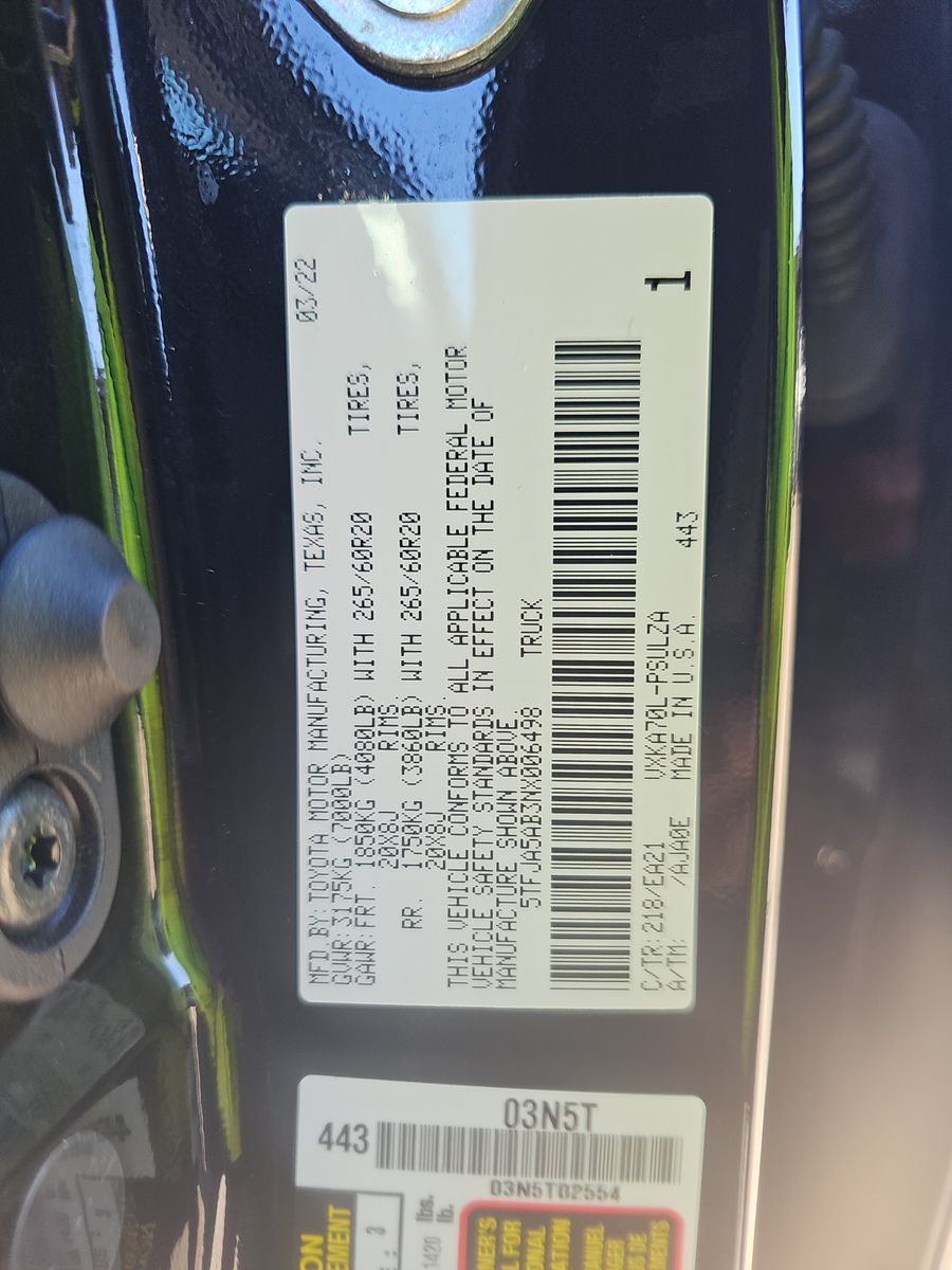 2022 Toyota Tundra Limited RWD