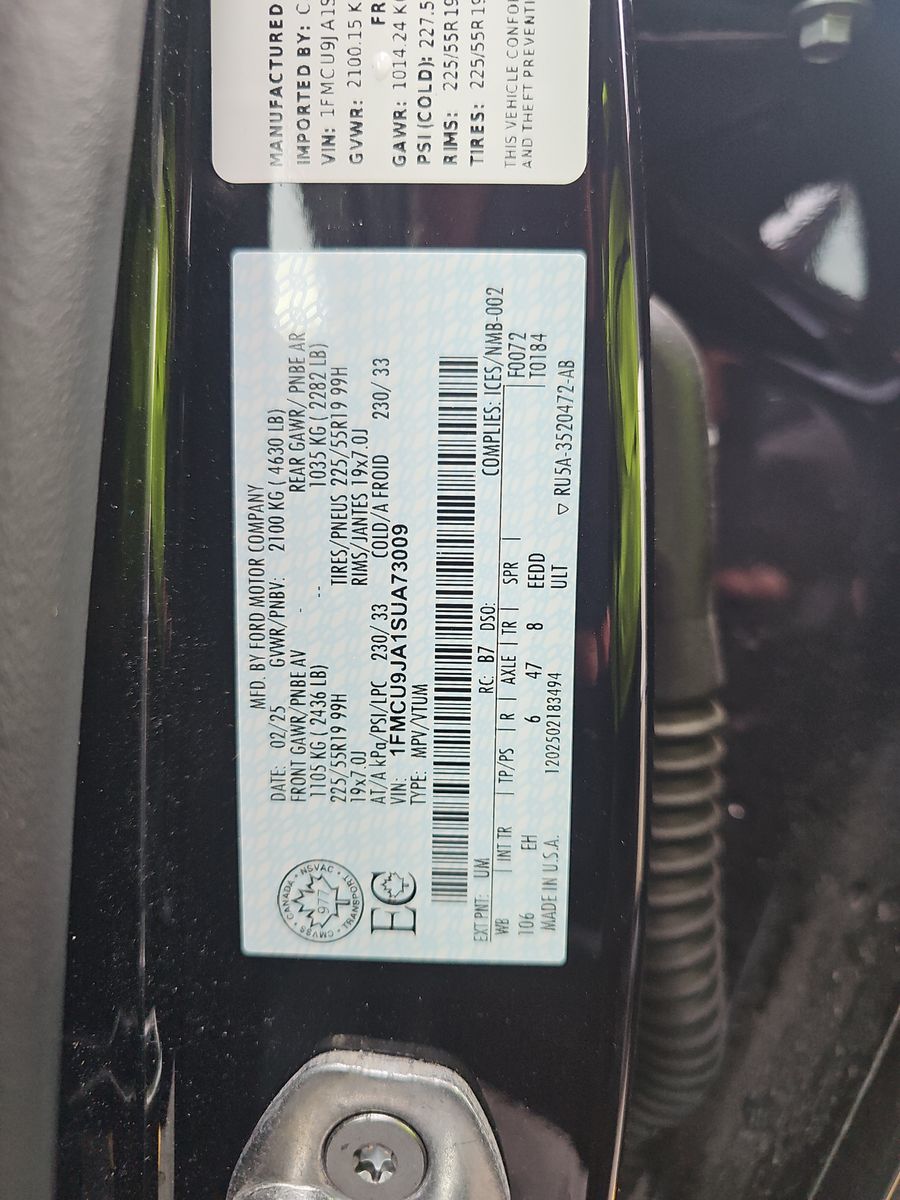 2025 Ford Escape Platinum AWD