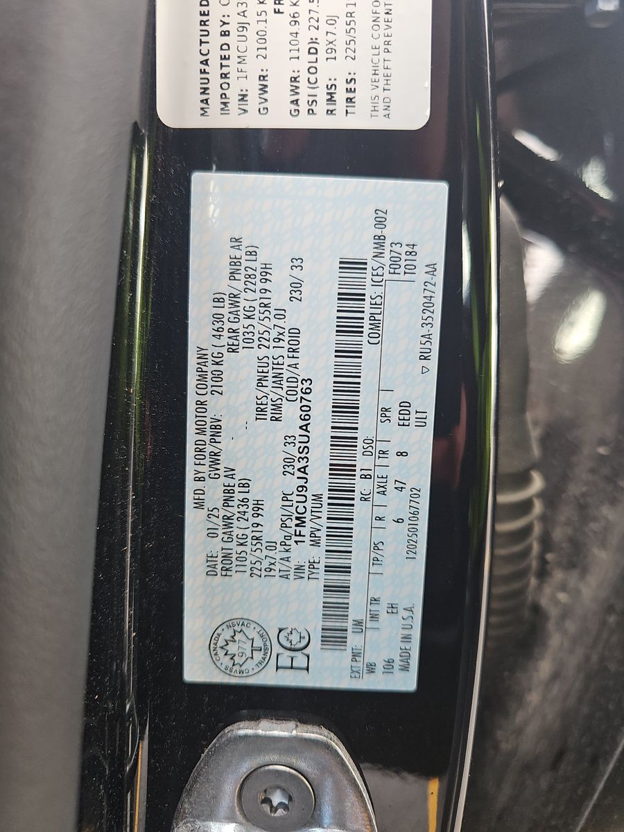 2025 Ford Escape Platinum AWD