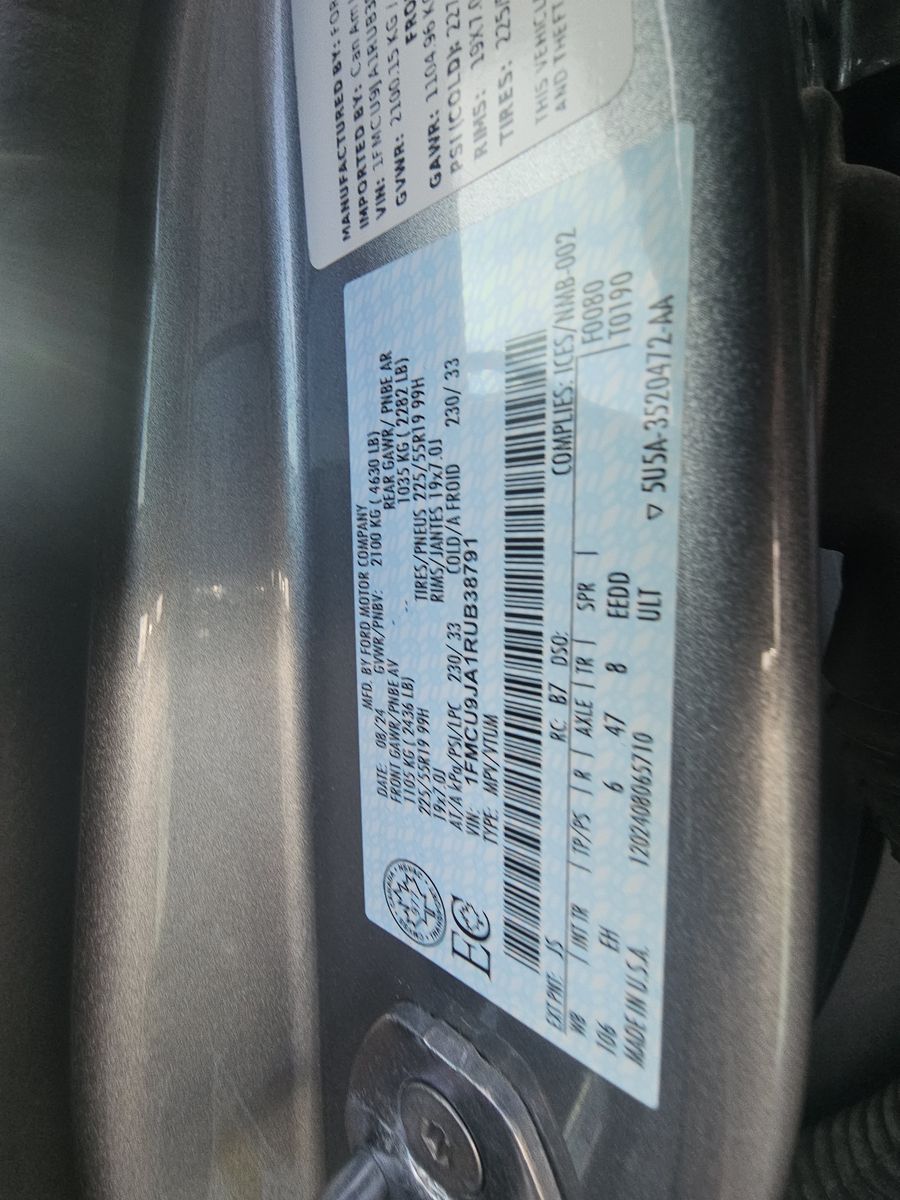 2024 Ford Escape Platinum AWD