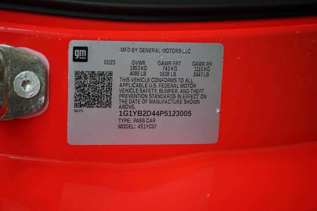 2023 Chevrolet Corvette Stingray RWD