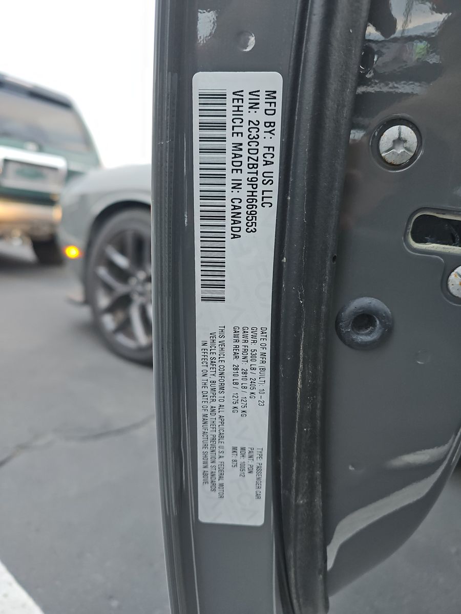 2023 Dodge Challenger R/T RWD