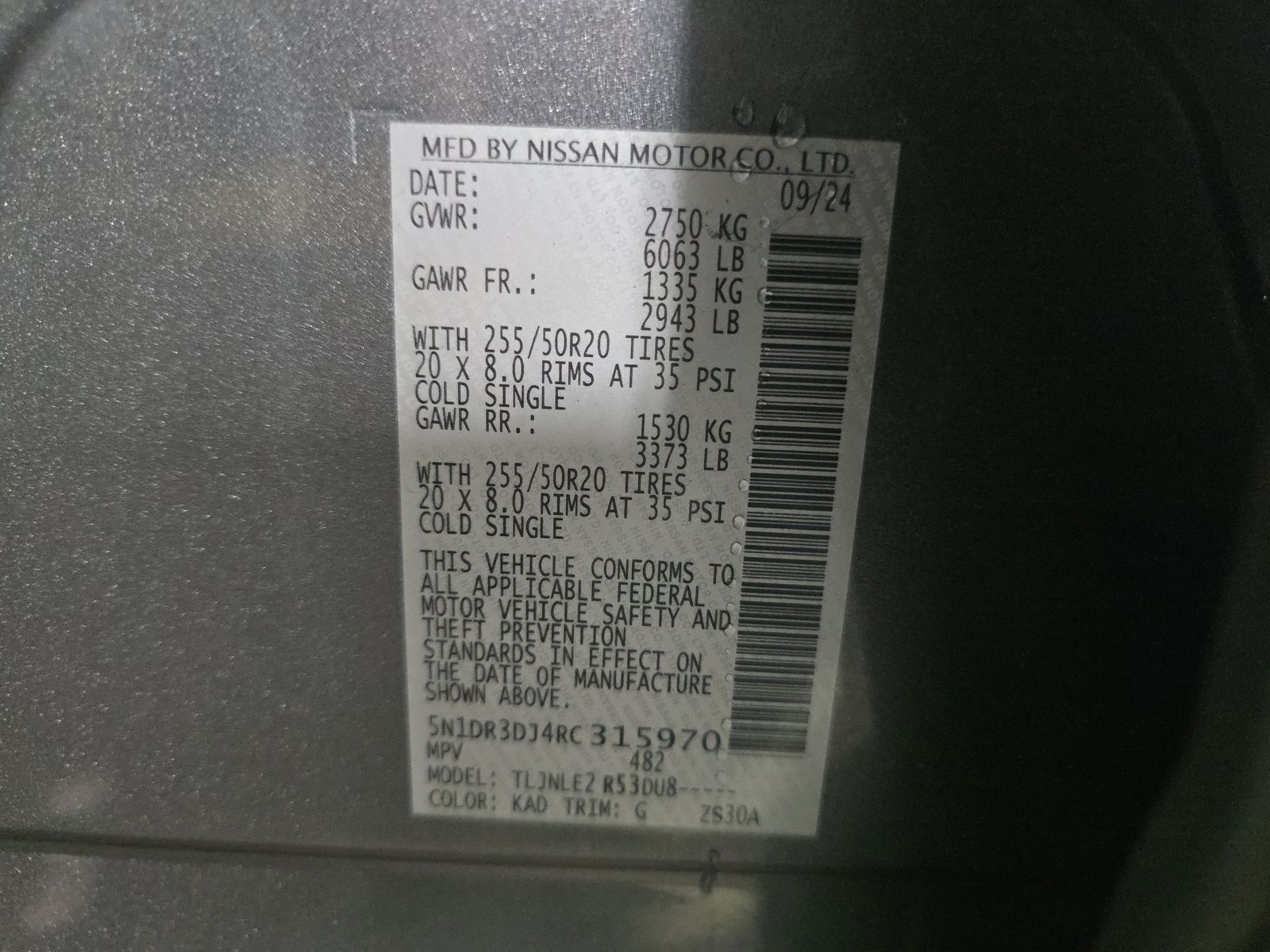 2024 Nissan Pathfinder Platinum AWD