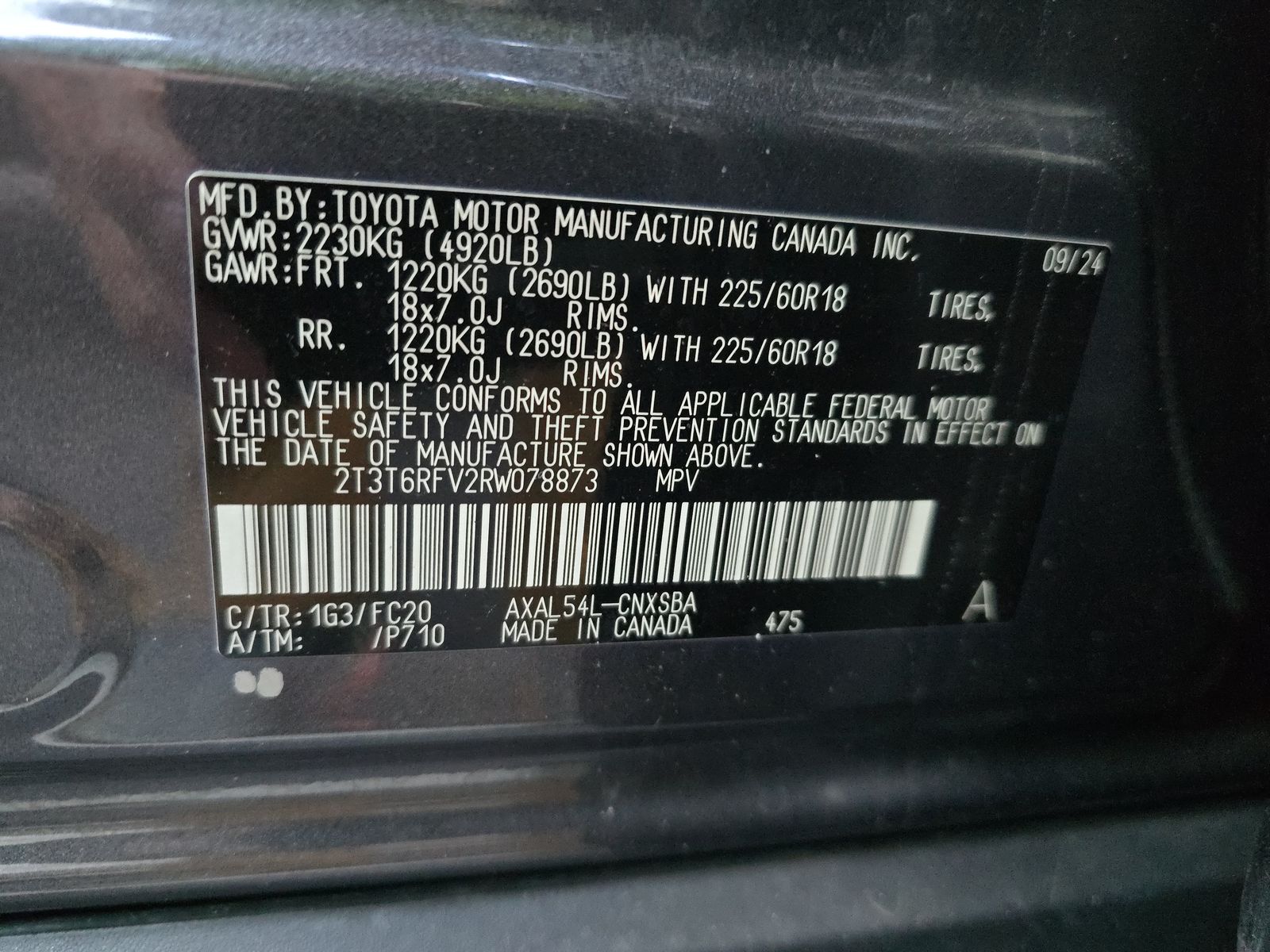 2024 Toyota RAV4 Hybrid SE AWD