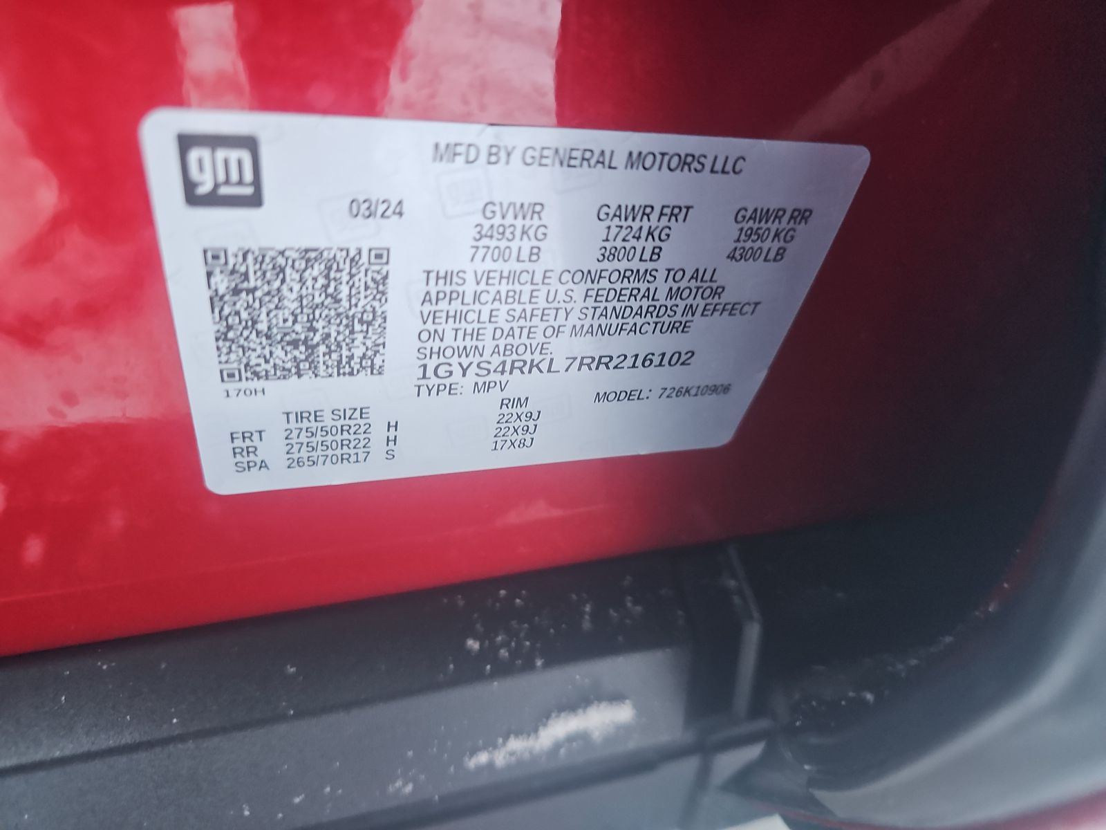 2024 Cadillac Escalade ESV Sport Platinum AWD