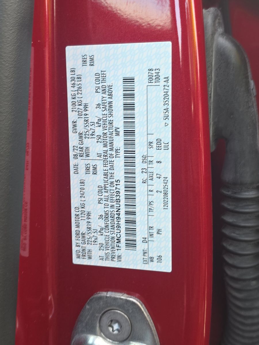 2022 Ford Escape SEL AWD