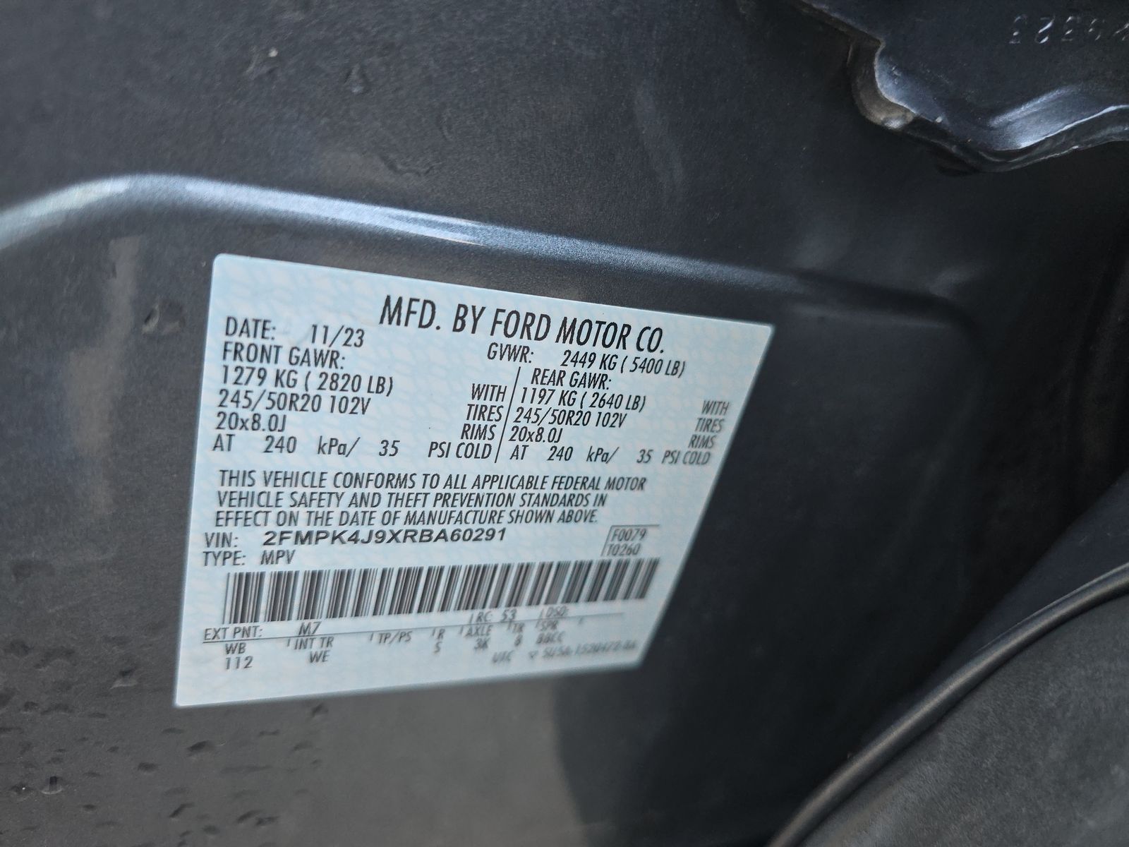 2024 Ford Edge ST-Line AWD