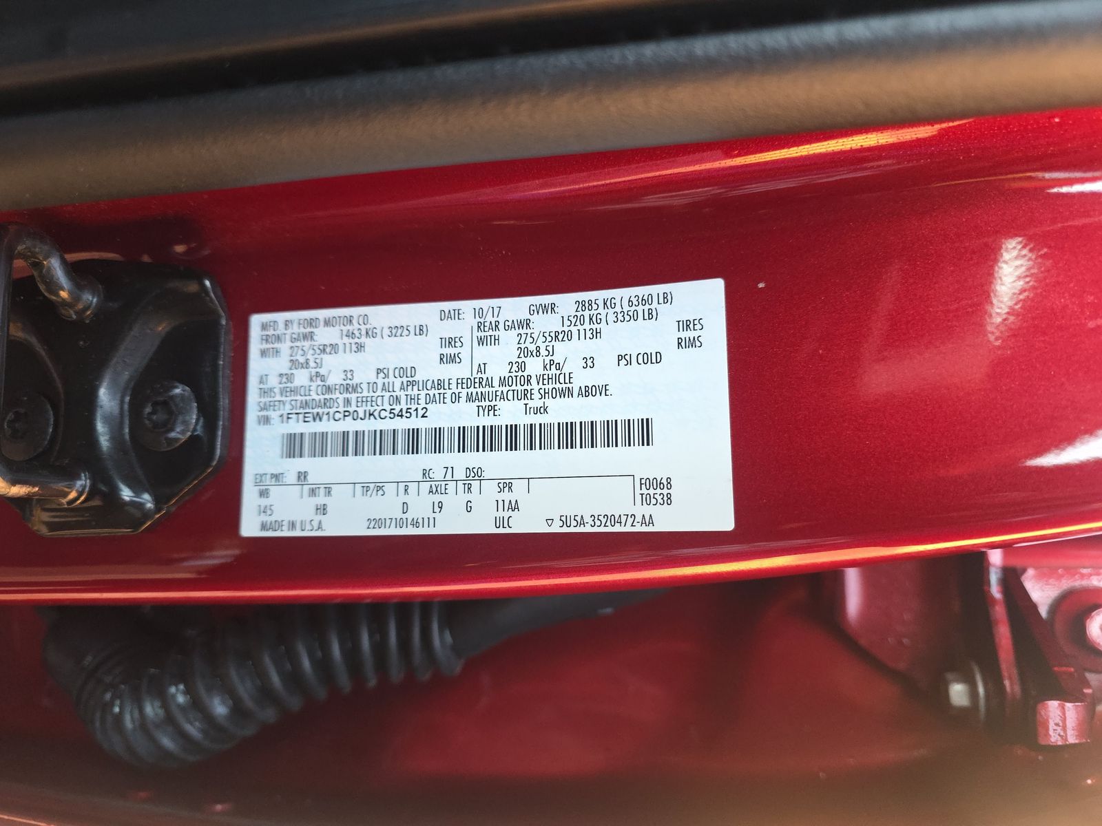 2018 Ford F-150 Lariat RWD