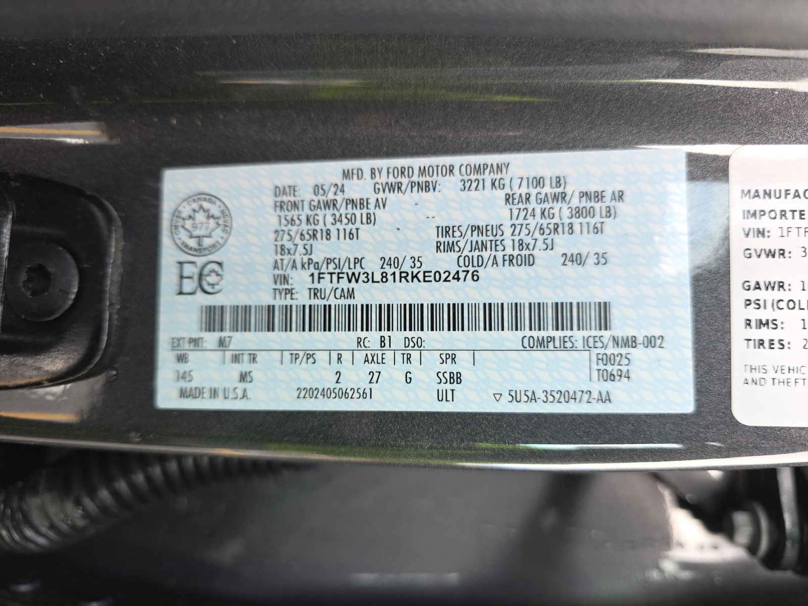 2024 Ford F-150 XLT AWD