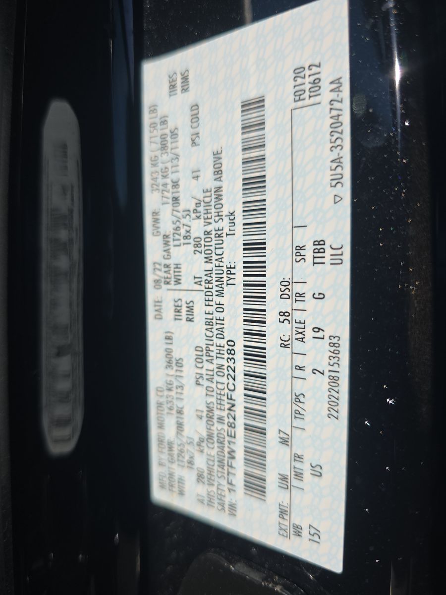 2022 Ford F-150 XLT AWD