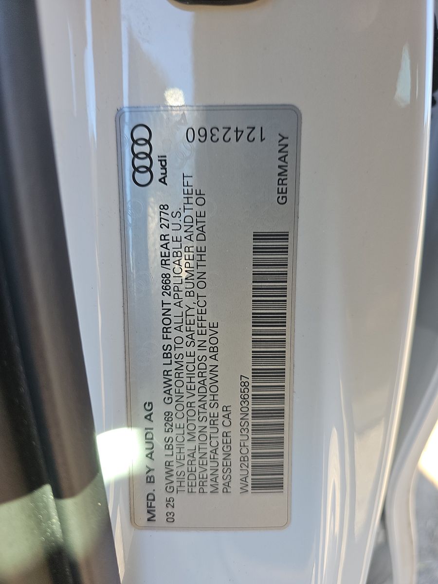 2025 Audi A5 Premium Plus AWD