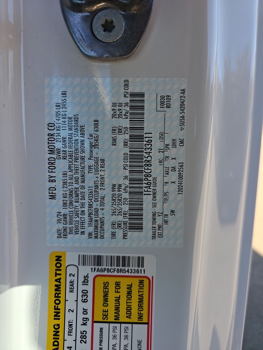 2024 Ford Mustang GT Premium RWD