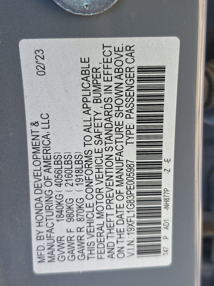 2023 Honda Civic Sport Touring FWD