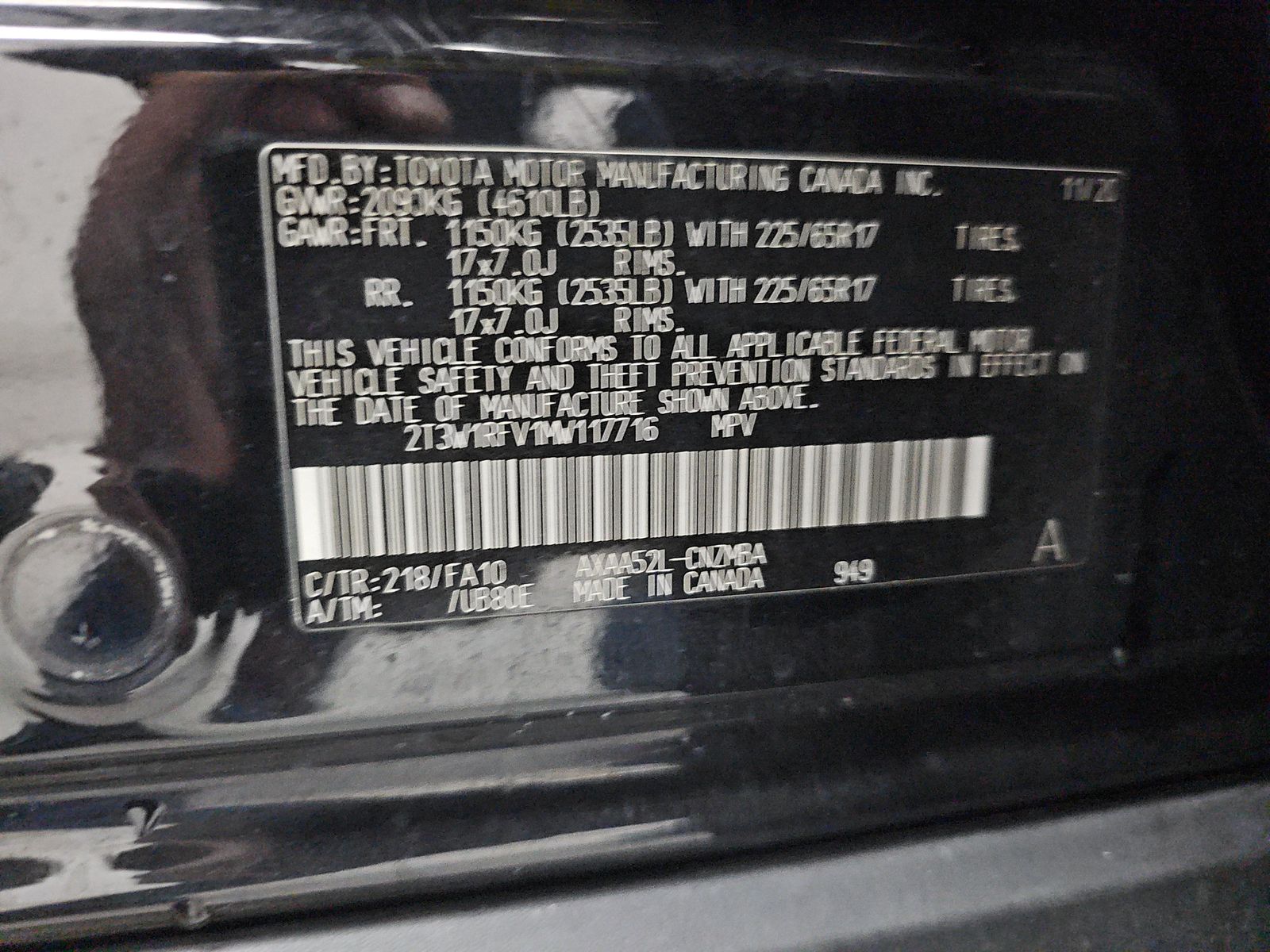 2021 Toyota RAV4 XLE FWD