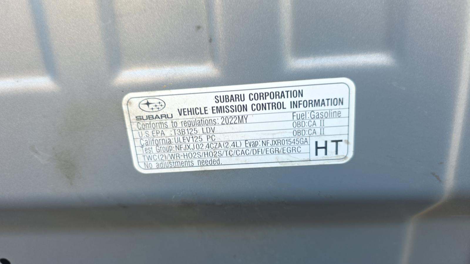 2022 Subaru WRX Limited AWD