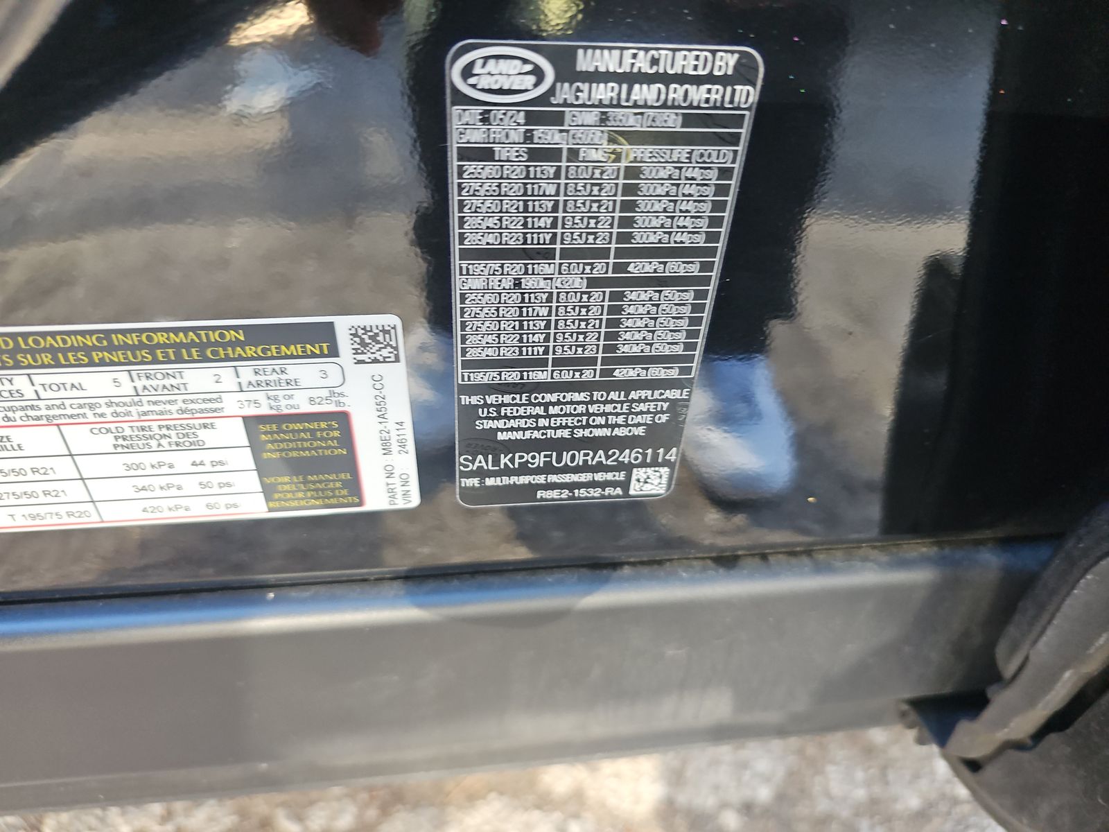 2024 Land Rover Range Rover SE AWD