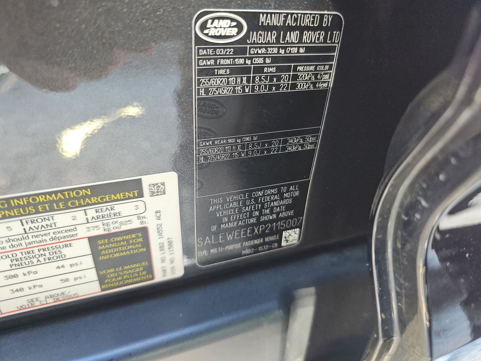 2023 Land Rover Defender 110 V8 Carpathian Edition AWD