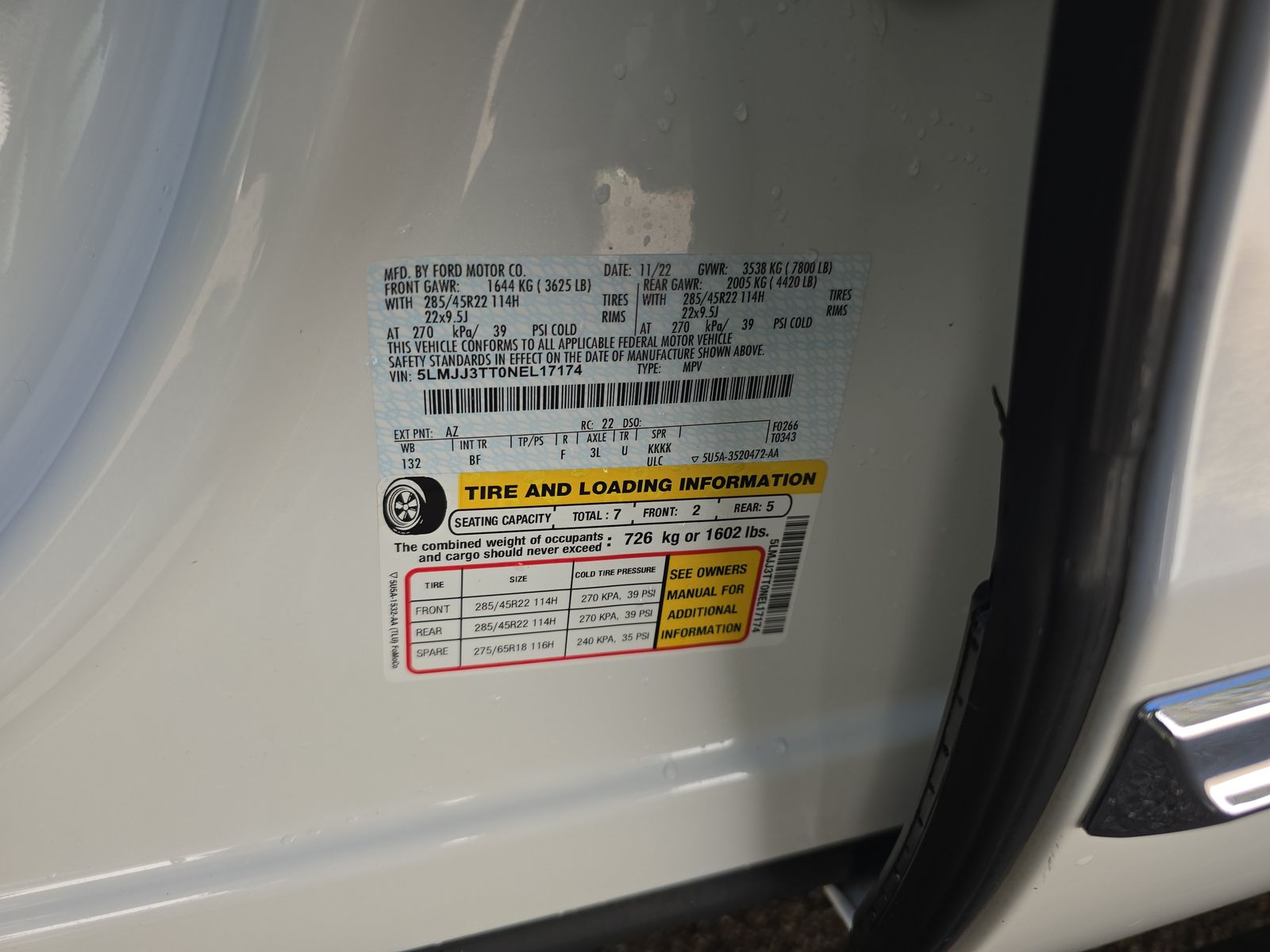 2022 Lincoln Navigator L Black Label AWD