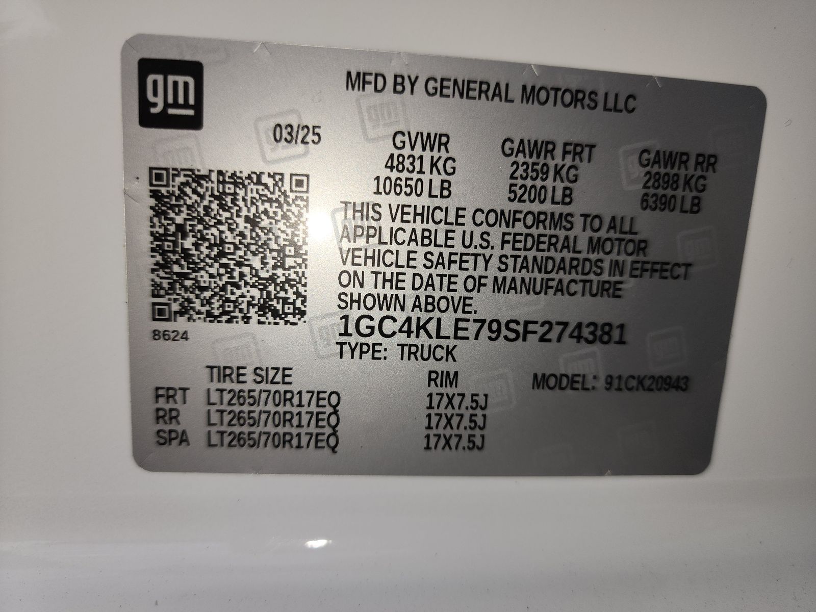 2025 Chevrolet Silverado 2500HD Work Truck AWD