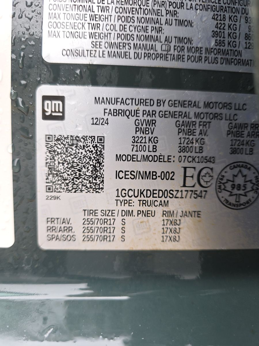 2025 Chevrolet Silverado 1500 LT AWD