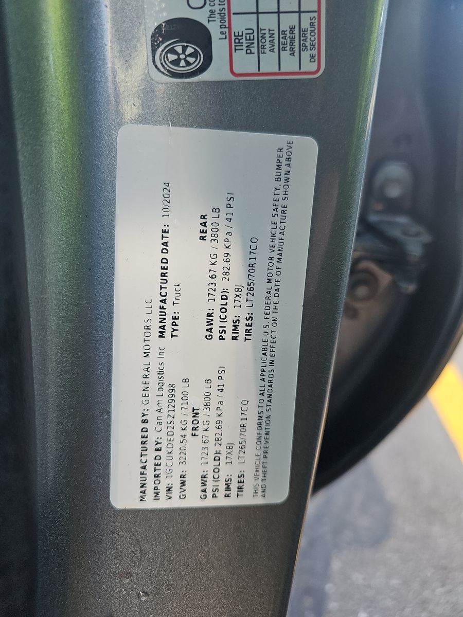 2025 Chevrolet Silverado 1500 LT AWD