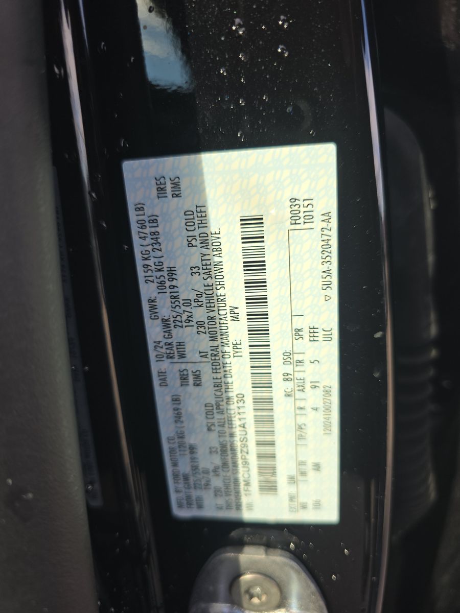 2025 Ford Escape Hybrid ST-Line Elite AWD