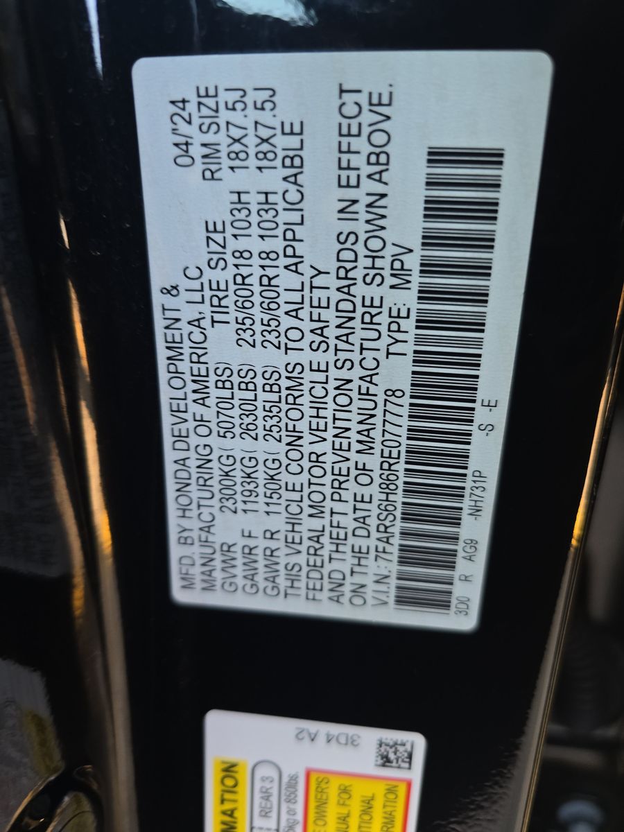 2024 Honda CR-V Hybrid Sport-L AWD