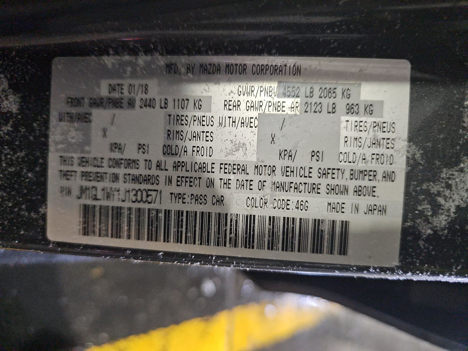 2018 MAZDA MAZDA6 Grand Touring Reserve FWD