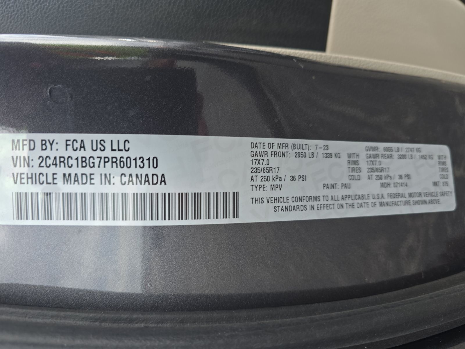 2023 Chrysler Pacifica Touring L FWD