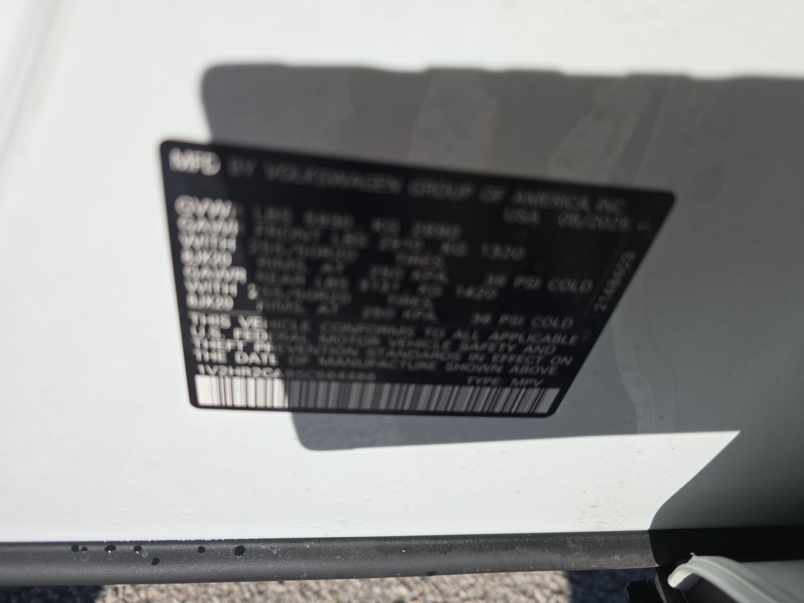 2025 Volkswagen Atlas 2.0T SE AWD