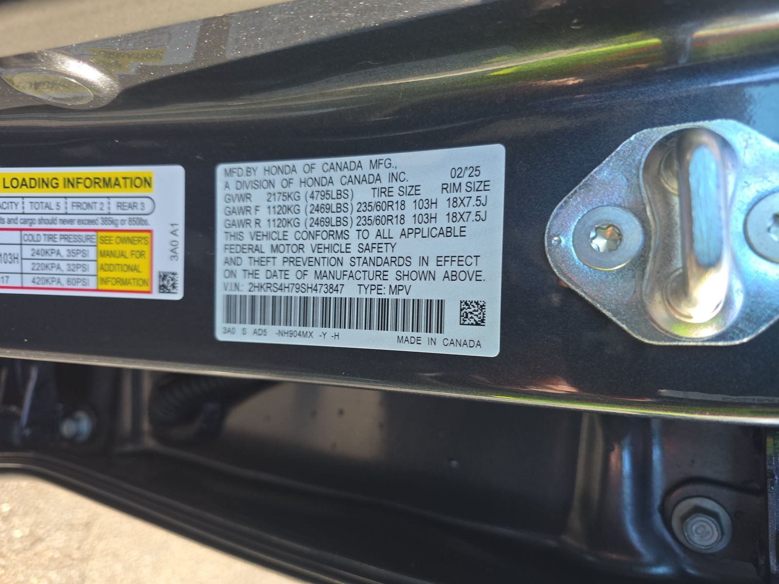 2025 Honda CR-V EX-L AWD