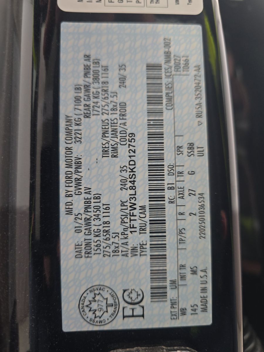 2025 Ford F-150 XLT AWD