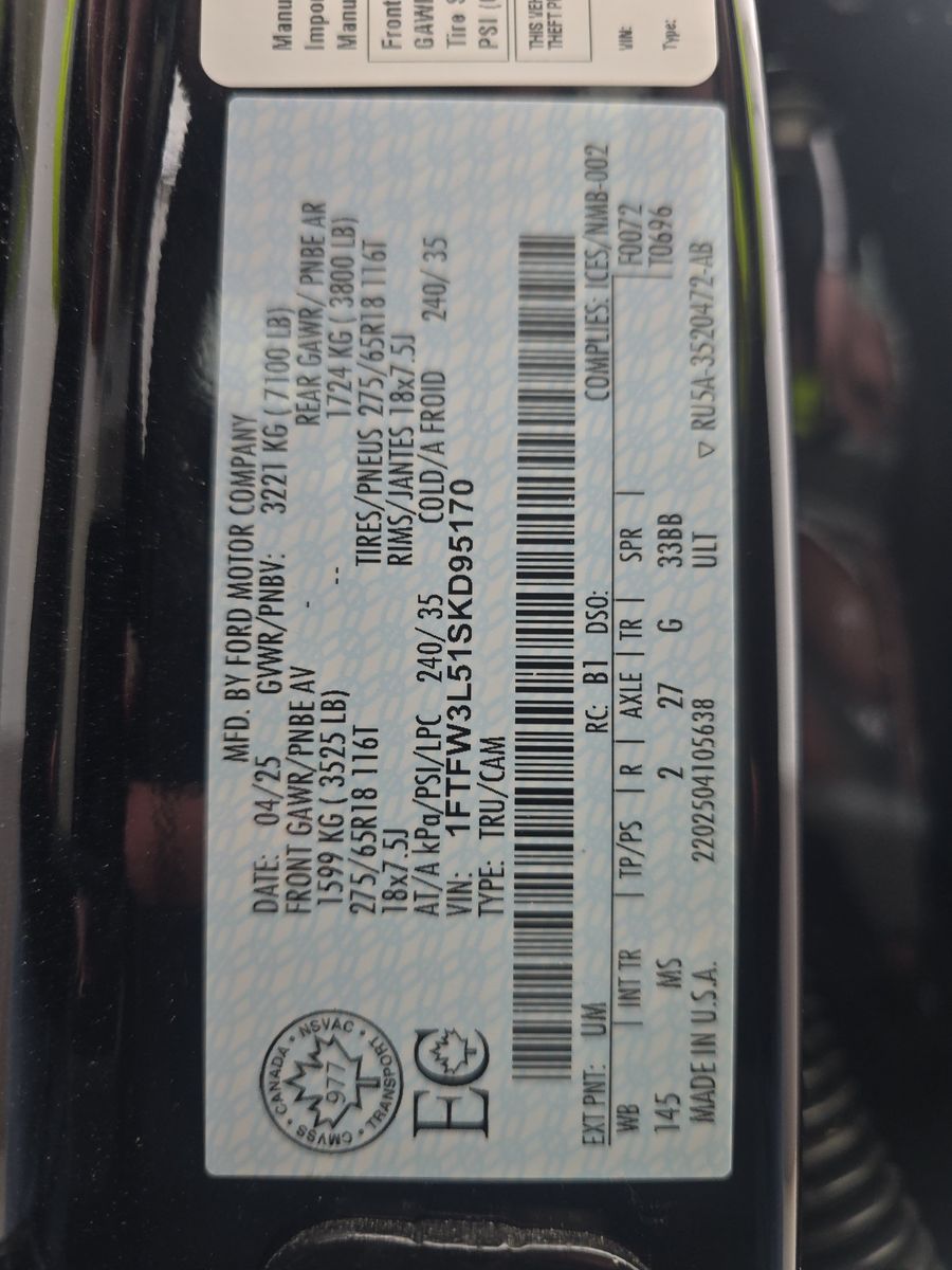 2025 Ford F-150 XLT AWD