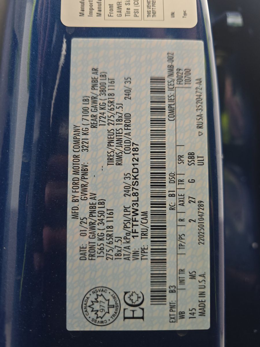 2025 Ford F-150 XLT AWD