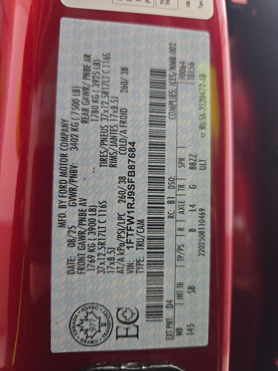 2025 Ford F-150 Raptor AWD