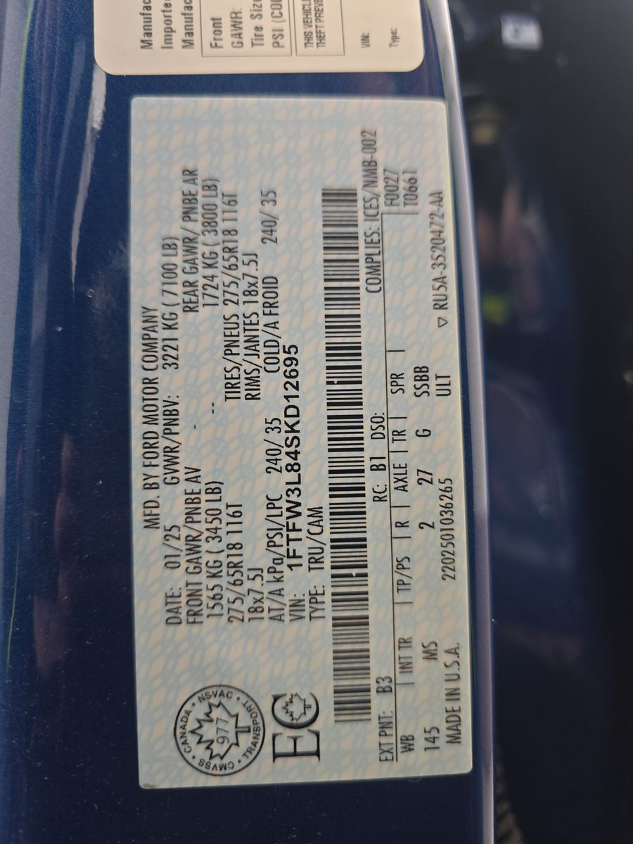 2025 Ford F-150 XLT AWD