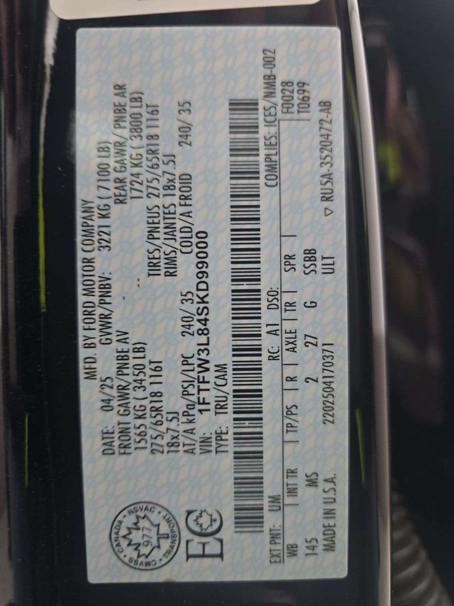 2025 Ford F-150 XLT AWD